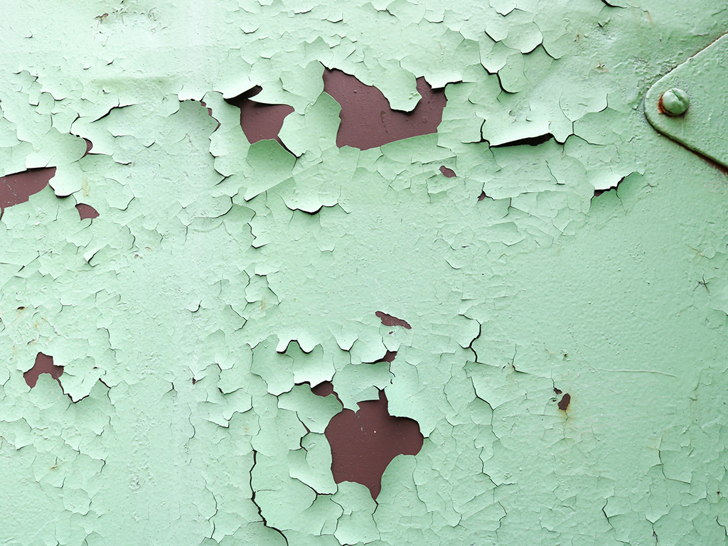Flaking paint is a major source of lead dust that contributes to poor Indoor Air Quality