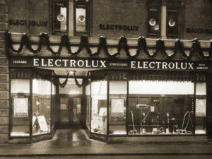 A vintage European Electrolux Shop