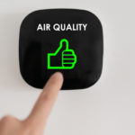 An air quality sensor on the wall, just as important as air quality, air purifier safety concerns should also be a top priority!