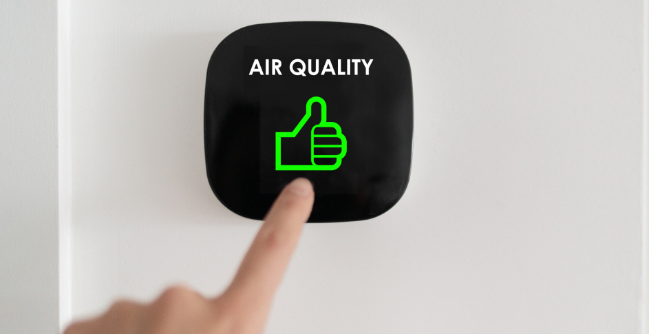 An air quality sensor on the wall, just as important as air quality, air purifier safety concerns should also be a top priority!